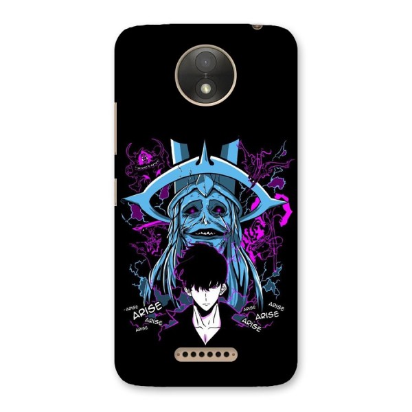 Jinwoo Arise Back Case for Moto C Plus