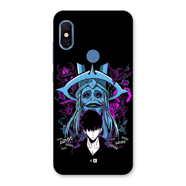Jinwoo Arise Back Case for Redmi Note 6 Pro