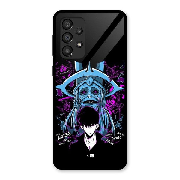Jinwoo Arise Glass Back Case for Galaxy A33 5G