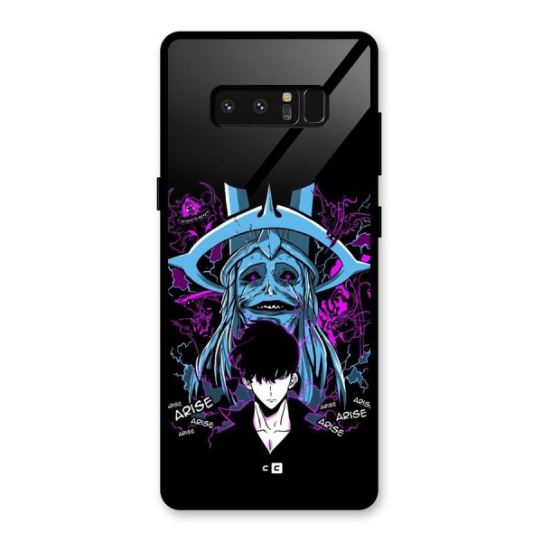 Jinwoo Arise Glass Back Case for Galaxy Note 8
