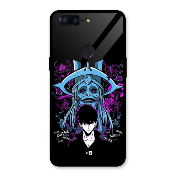 Jinwoo Arise Glass Back Case for OnePlus 5T