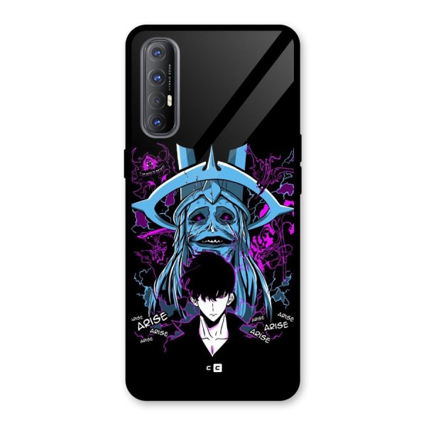 Jinwoo Arise Glass Back Case for Oppo Reno3 Pro