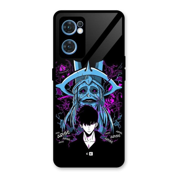 Jinwoo Arise Glass Back Case for Oppo Reno7 5G