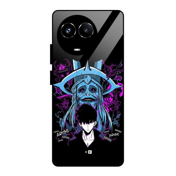 Jinwoo Arise Glass Back Case for Realme 11X