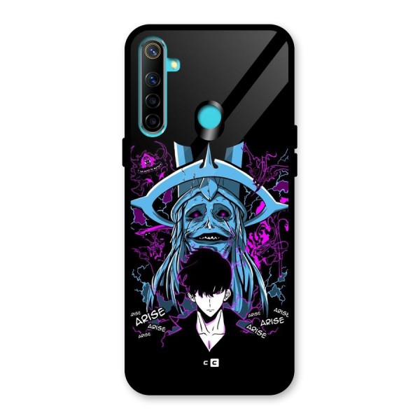Jinwoo Arise Glass Back Case for Realme 5