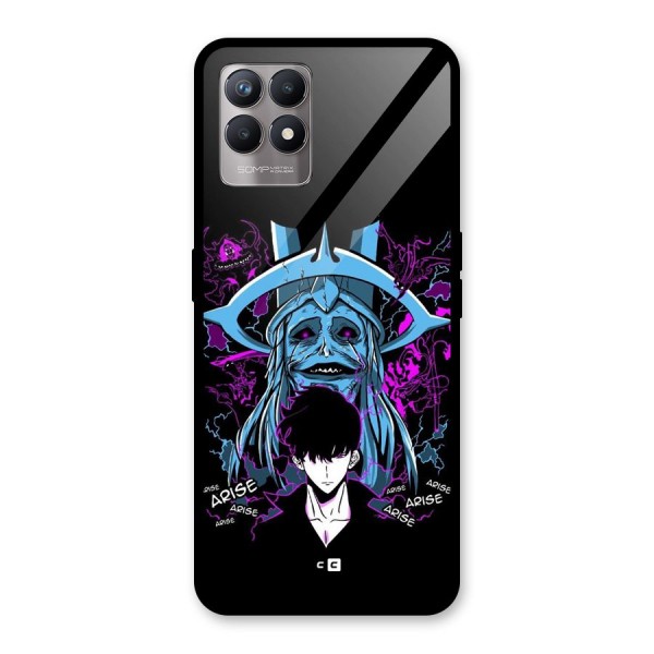 Jinwoo Arise Glass Back Case for Realme 8i