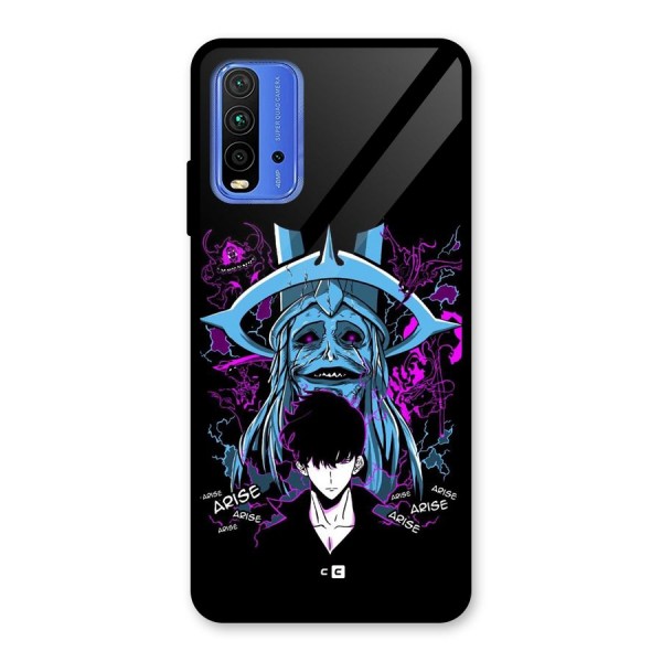 Jinwoo Arise Glass Back Case for Redmi 9 Power