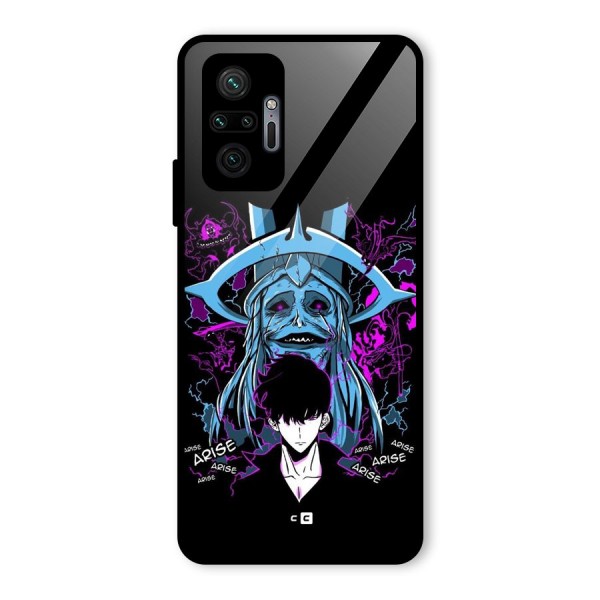 Jinwoo Arise Glass Back Case for Redmi Note 10 Pro Max