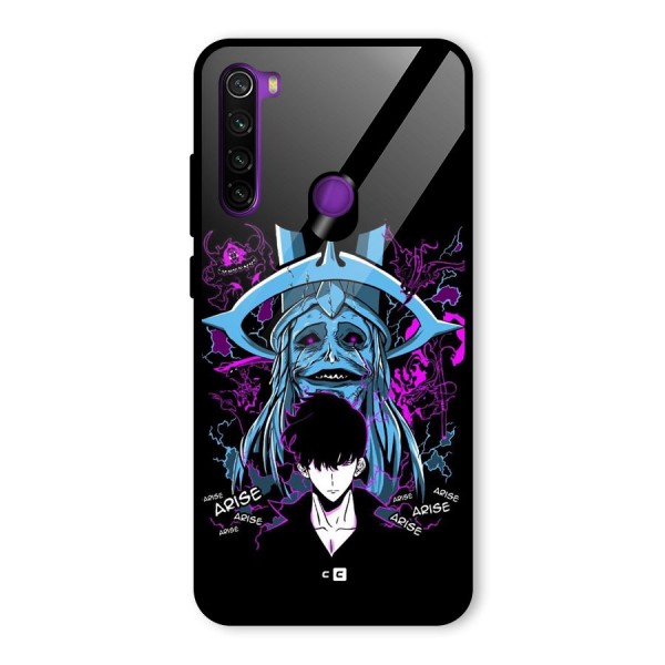 Jinwoo Arise Glass Back Case for Redmi Note 8