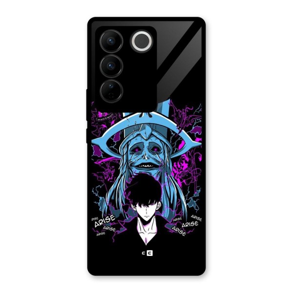 Jinwoo Arise Glass Back Case for Vivo V27
