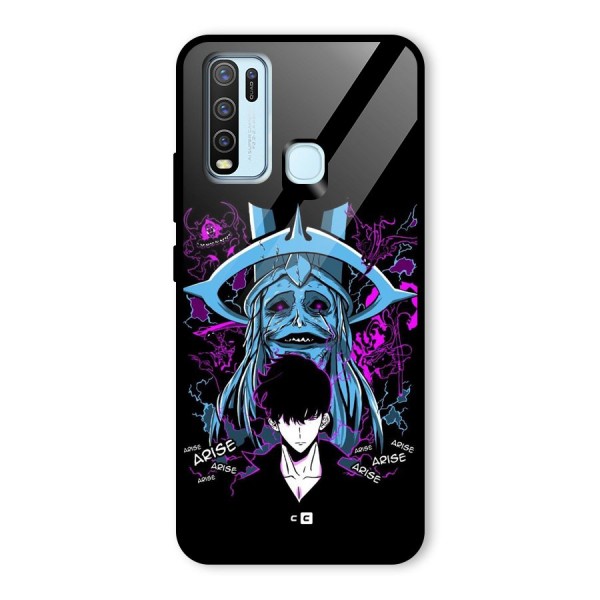 Jinwoo Arise Glass Back Case for Vivo Y50