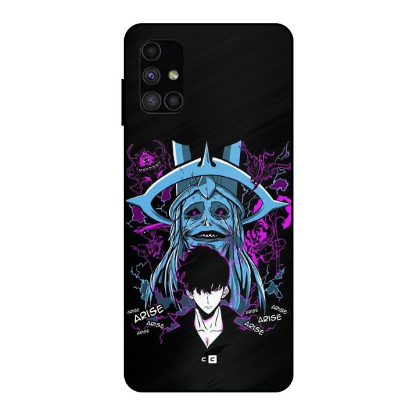Jinwoo Arise Metal Back Case for Galaxy M51