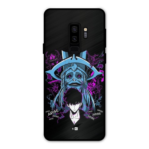 Jinwoo Arise Metal Back Case for Galaxy S9 Plus