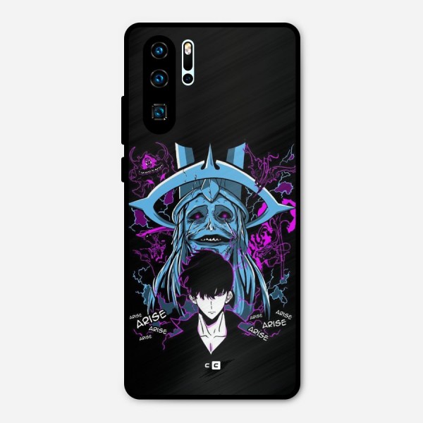 Jinwoo Arise Metal Back Case for Huawei P30 Pro