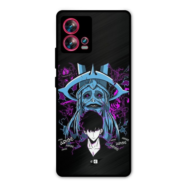 Jinwoo Arise Metal Back Case for Motorola Edge 30 Fusion