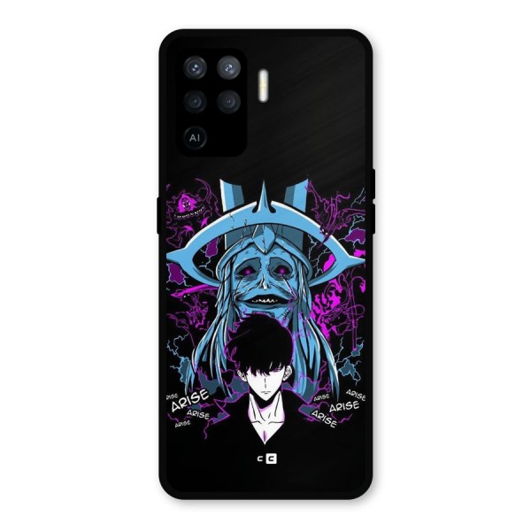 Jinwoo Arise Metal Back Case for Oppo F19 Pro