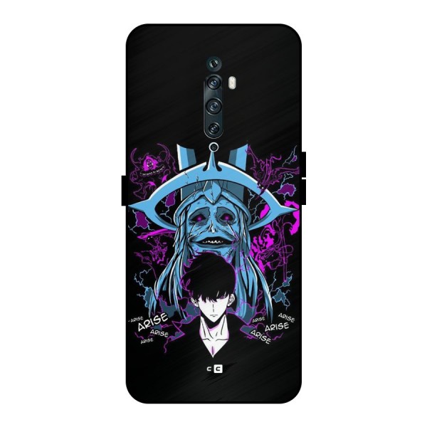 Jinwoo Arise Metal Back Case for Oppo Reno2 F