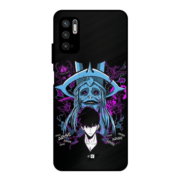 Jinwoo Arise Metal Back Case for Poco M3 Pro 5G