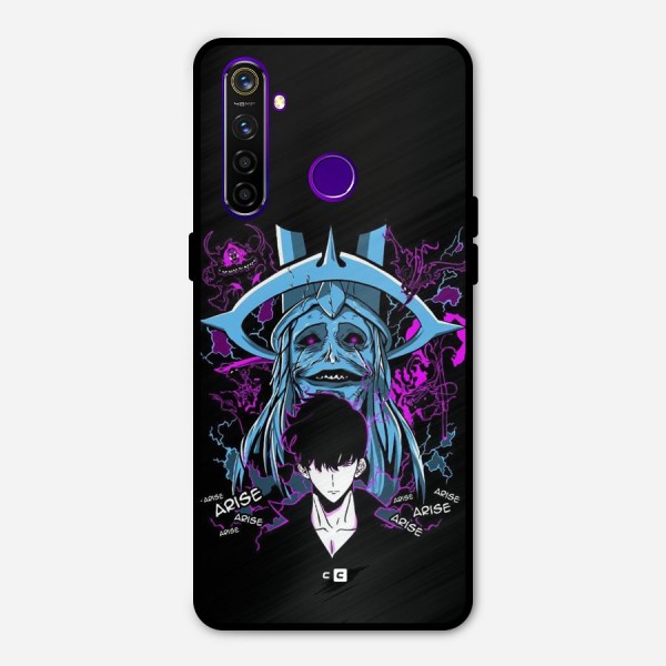 Jinwoo Arise Metal Back Case for Realme 5 Pro