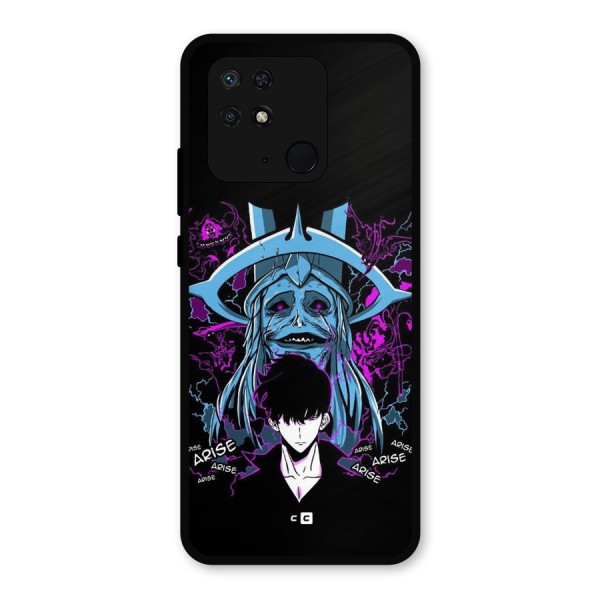 Jinwoo Arise Metal Back Case for Redmi 10 Power