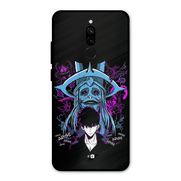 Jinwoo Arise Metal Back Case for Redmi 8