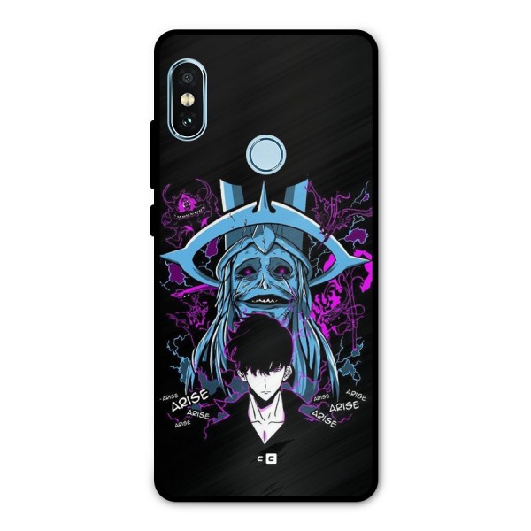 Jinwoo Arise Metal Back Case for Redmi Note 5 Pro