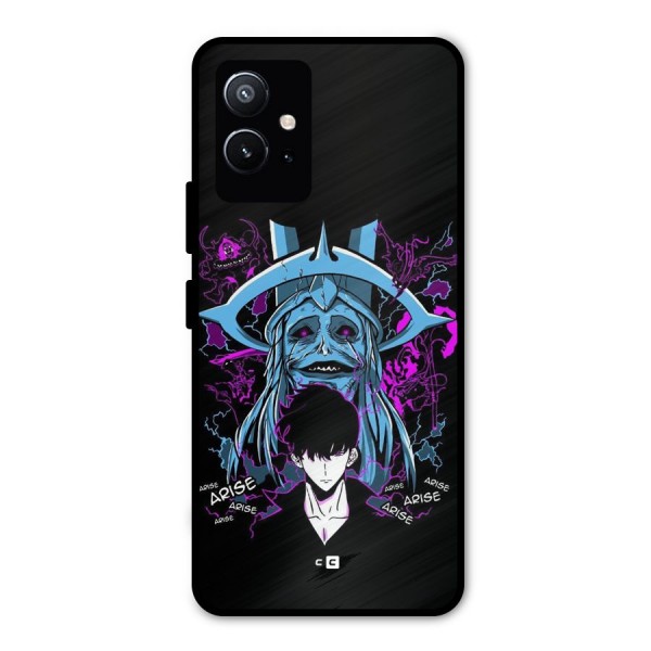 Jinwoo Arise Metal Back Case for Vivo T1 5G