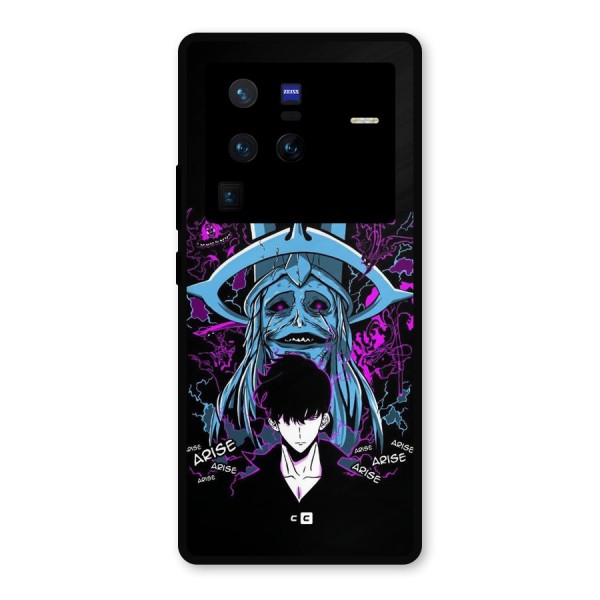 Jinwoo Arise Metal Back Case for Vivo X80 Pro