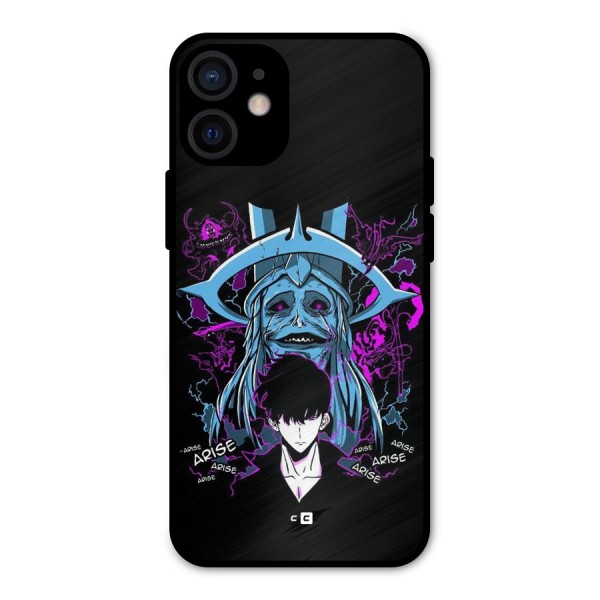 Jinwoo Arise Metal Back Case for iPhone 12 Mini