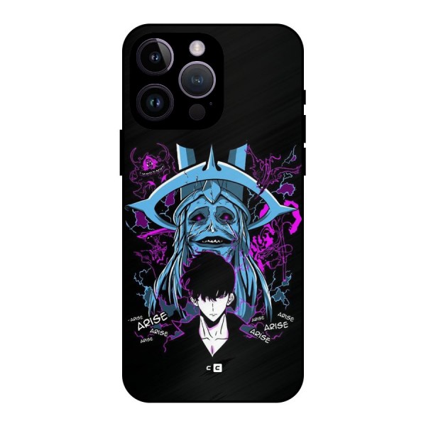 Jinwoo Arise Metal Back Case for iPhone 14 Pro Max