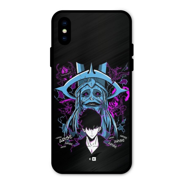 Jinwoo Arise Metal Back Case for iPhone X