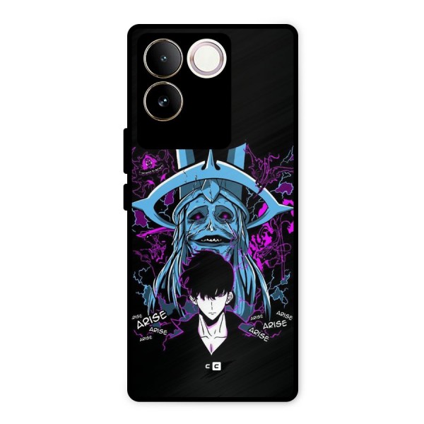 Jinwoo Arise Metal Back Case for iQOO Z7 Pro