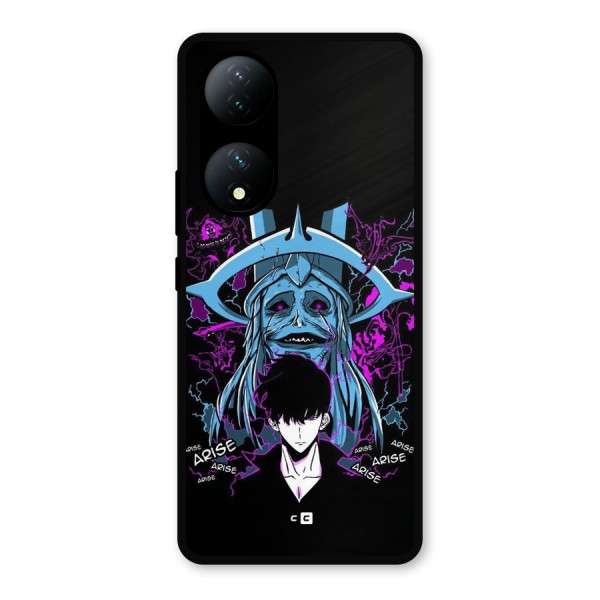 Jinwoo Arise Metal Back Case for iQOO Z7s