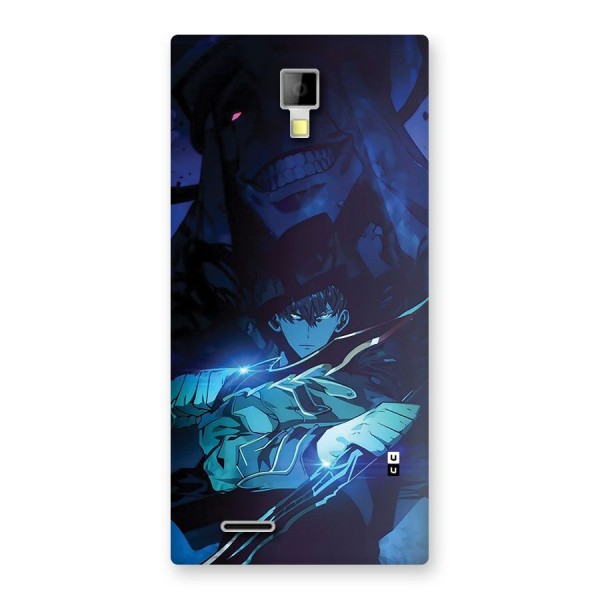 Jinwoo Fighting Mode Back Case for Canvas Xpress A99