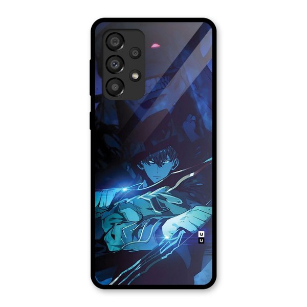Jinwoo Fighting Mode Glass Back Case for Galaxy A33 5G
