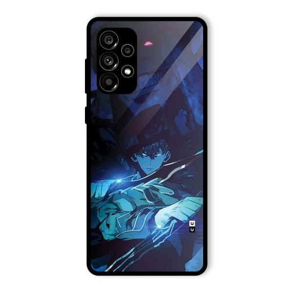 Jinwoo Fighting Mode Glass Back Case for Galaxy A73 5G