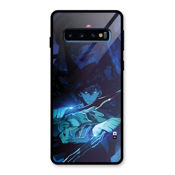 Jinwoo Fighting Mode Glass Back Case for Galaxy S10
