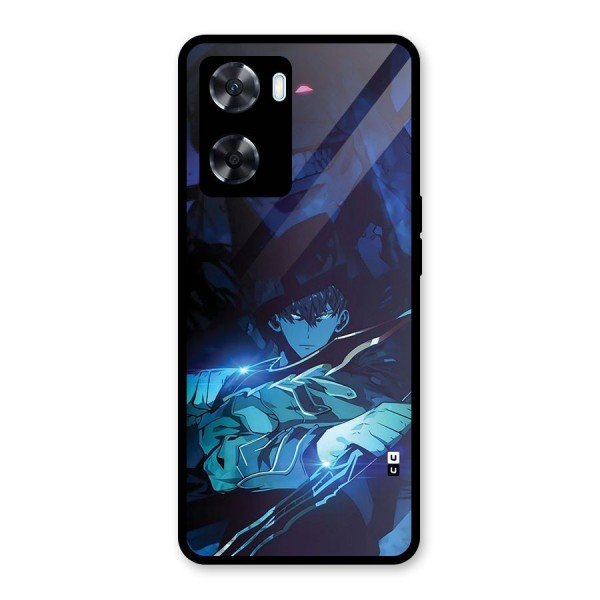 Jinwoo Fighting Mode Glass Back Case for Oppo A77