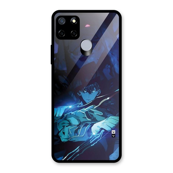 Jinwoo Fighting Mode Glass Back Case for Realme C15