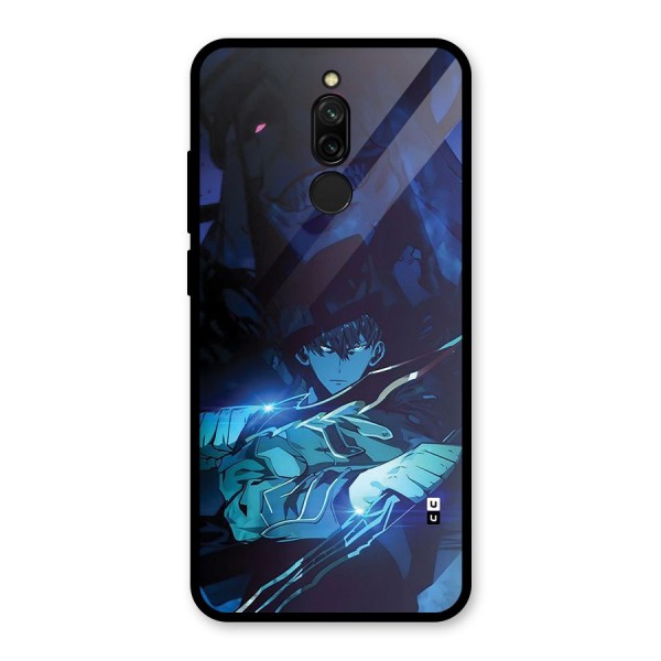 Jinwoo Fighting Mode Glass Back Case for Redmi 8