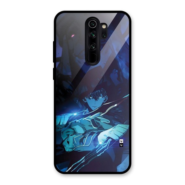 Jinwoo Fighting Mode Glass Back Case for Redmi Note 8 Pro