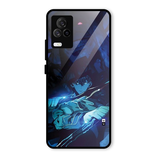 Jinwoo Fighting Mode Glass Back Case for Vivo iQOO 7 Legend 5G