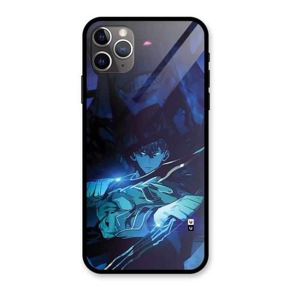 Jinwoo Fighting Mode Glass Back Case for iPhone 11 Pro Max