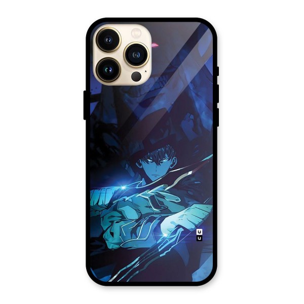 Jinwoo Fighting Mode Glass Back Case for iPhone 13 Pro Max