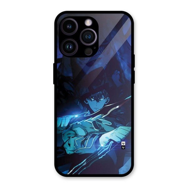 Jinwoo Fighting Mode Glass Back Case for iPhone 14 Pro Max
