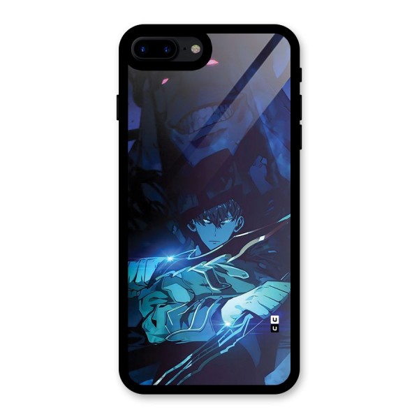Jinwoo Fighting Mode Glass Back Case for iPhone 8 Plus