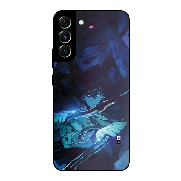 Jinwoo Fighting Mode Metal Back Case for Galaxy S22 Plus 5G