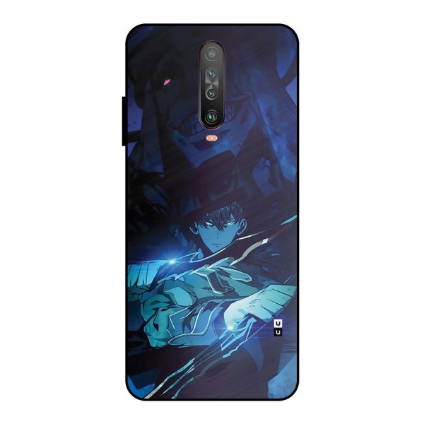 Jinwoo Fighting Mode Metal Back Case for Poco X2