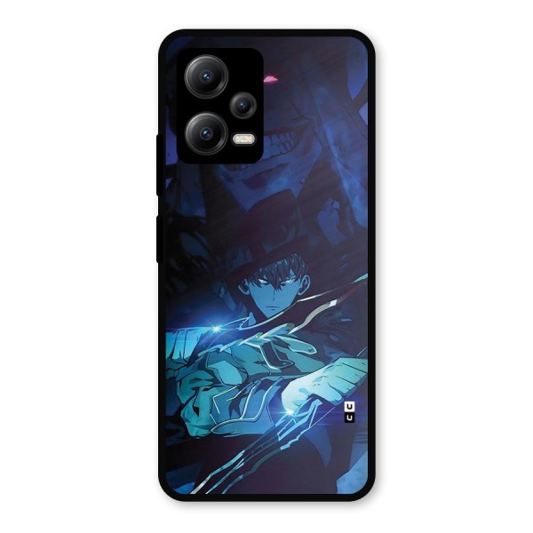 Jinwoo Fighting Mode Metal Back Case for Poco X5