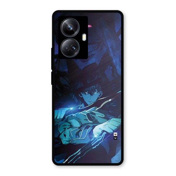 Jinwoo Fighting Mode Metal Back Case for Realme 10 Pro Plus
